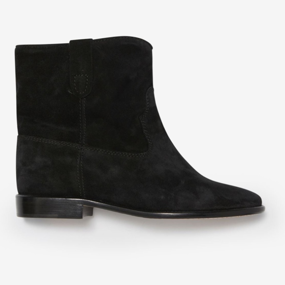 Isabel Marant Crisi suede boot - size 38 - black suede - comes in box